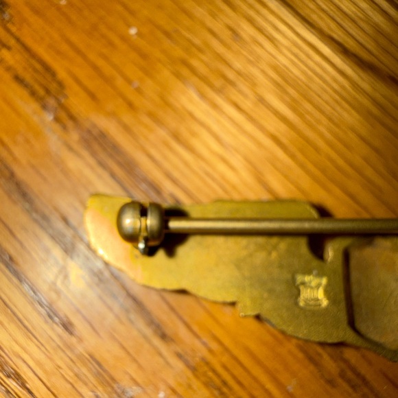 Vintage Gold Filled US Army Air Force Pilot Wings WWII Emblem Pin - Picture 4 of 6